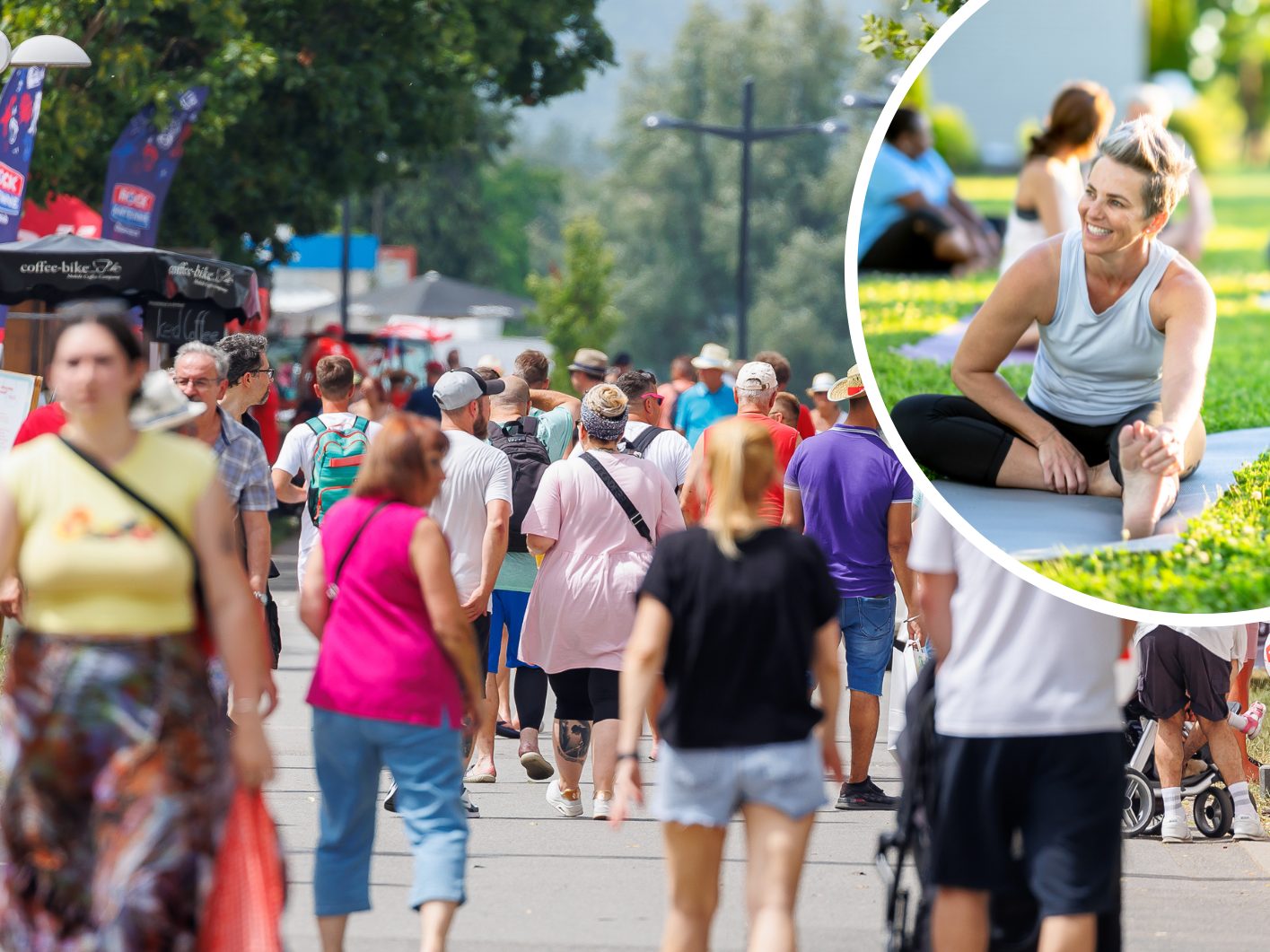 Das Sportprogramm beim Wiener Donauinselfest 2025.